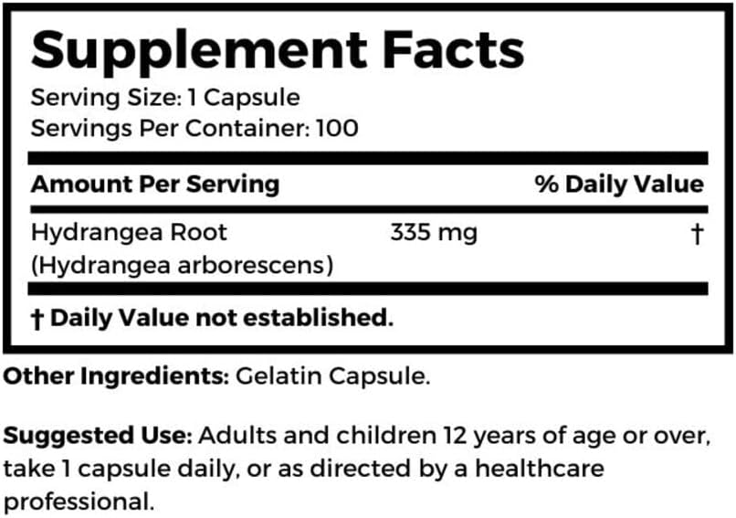 Dr Clark Store Hydrangea, 335 mg, 100 Softgels