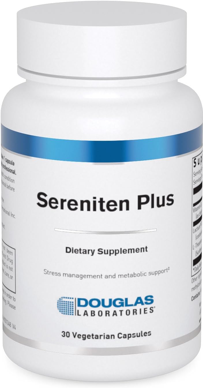 Douglas Laboratories Sereniten Plus | Apoya el metabolismo, el manejo del estrés, el sueño y la regulación del cortisol | 30 cápsulas
