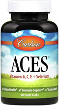 Carlson ACES Fórmula Antioxidante, 90 Cápsulas Blandas