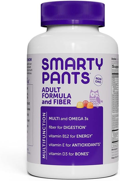 SmartyPants Complemento de Fibra y – Omega-3 EPA/DHA: Los ácidos grasos omega-3 EPA y DHA contribuyen al – Image 1