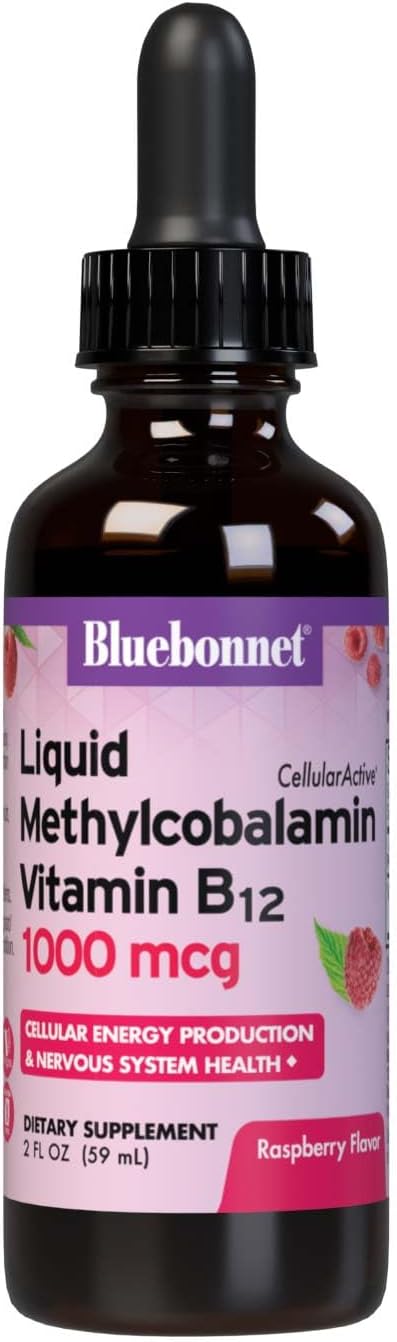 Bluebonnet Nutrition Liquid Vitamin B12 Methylcobalamin 1000 mcg - 59 ml