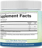 PURE® Grass-Fed Colostrum Powder - 90 Servicios - 1000mg de Colostro Bovino por Cazo