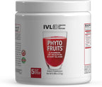 IVL Phyto Fruits Superfood Powder - 40 Frutas y Nutrientes + 6 Probióticos (252g, 30 raciones)