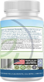 PURE 5 en 1 Fórmula Inmunitaria - 120 Cápsulas - Saúco Negro, Vitamina C, Vitamina D3, Zinc y Jengibre