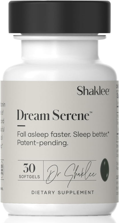Shaklee Dream Serene - Ayuda para Dormir con Melatonina, Valeriana, Melisa y L-Teanina, 30 Softgels – Image 1