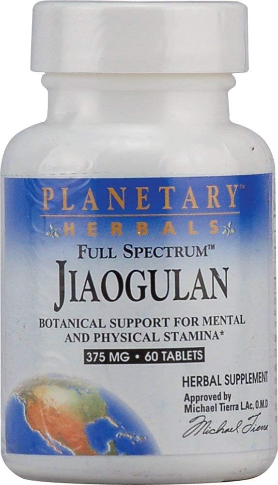 Planetary Herbals Jiaogulan Full Spectrum - 375 mg - 60 Comprimidos