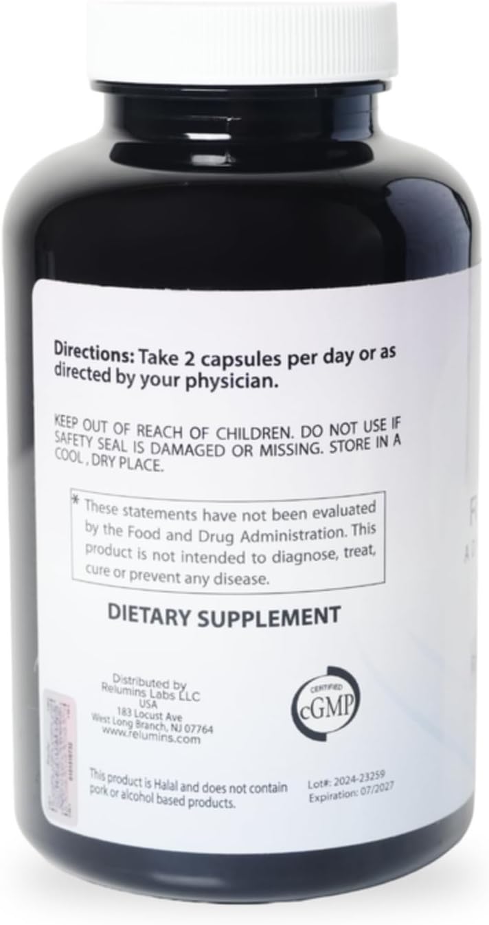 Relumins Vitamina C con Escaramujo - 1000 mg - 180 Cápsulas (30 Días)