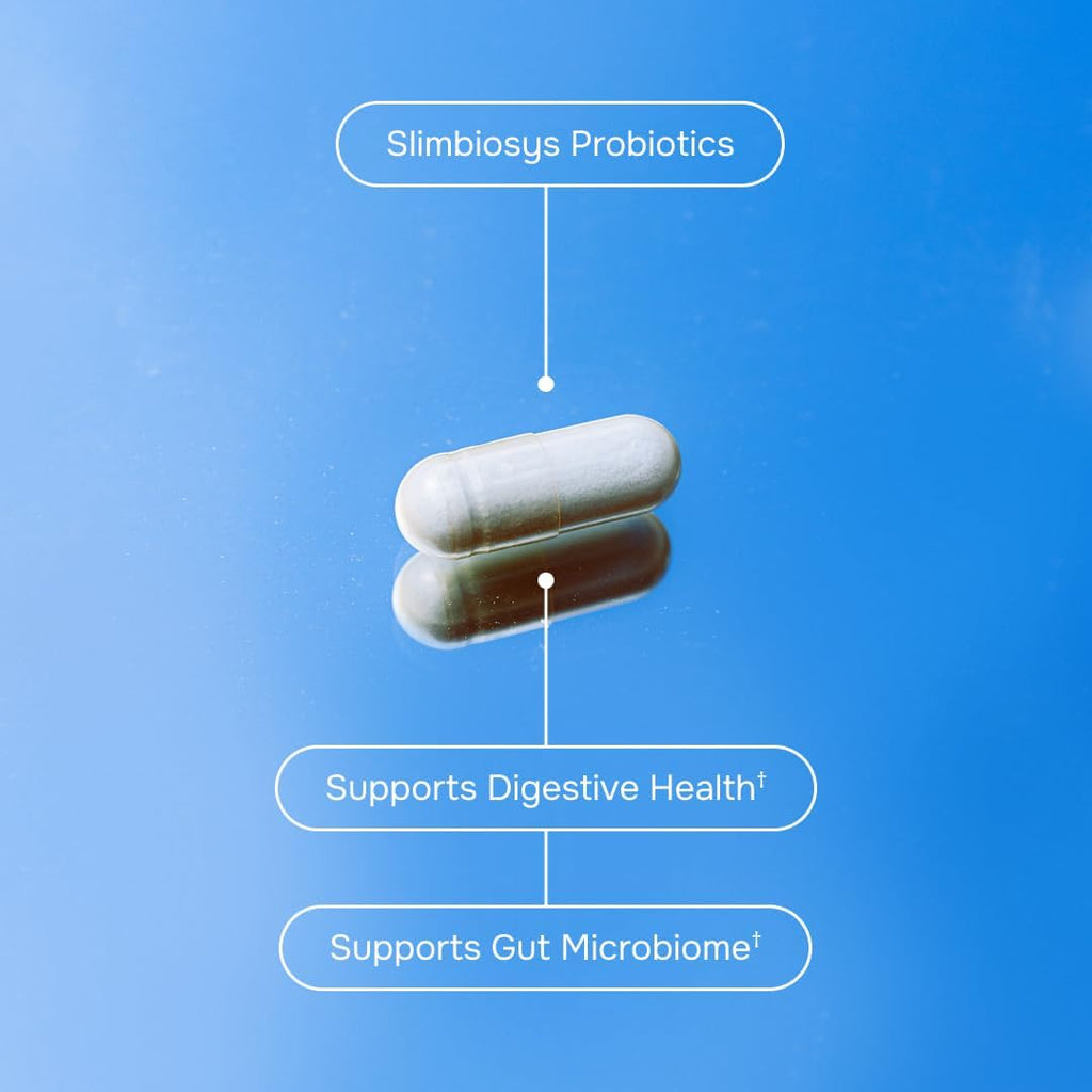 envitamin Slimbiosys Ultra Probiótico en Cápsulas - Pre y Probióticos para Mujeres y Hombres - Apoya tu Microbioma