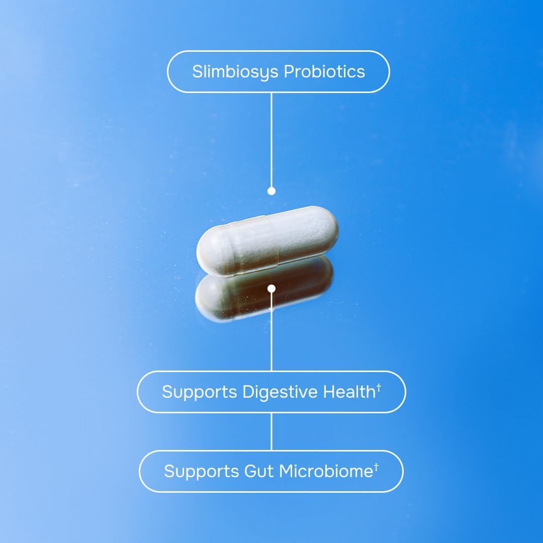 envitamin Slimbiosys Ultra Probiótico en Cápsulas - Pre y Probióticos para Mujeres y Hombres - Apoya tu Microbioma
