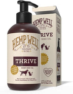 Hemp Well Thrive Oil - Aceite de Cáñamo Orgánico para Perros y Gatos (473 ml)