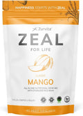 Zurvita Zeal for Life Wellness Drink Mix - Sabor Mango - Sin Gluten, Vegano, con Biotina, Vitaminas B12, C, D, E, Hierro, Magnesio - 30 Porciones (420g)