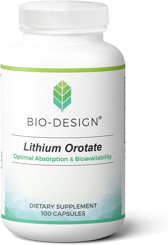 Litio Orotato - 5 mg por Cápsula - 100 Cápsulas