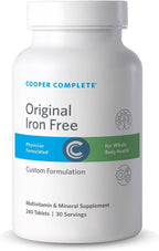 Cooper Complete Multivitamínico Original Sin Hierro, Suministro para 60 Días, Paquete de 2