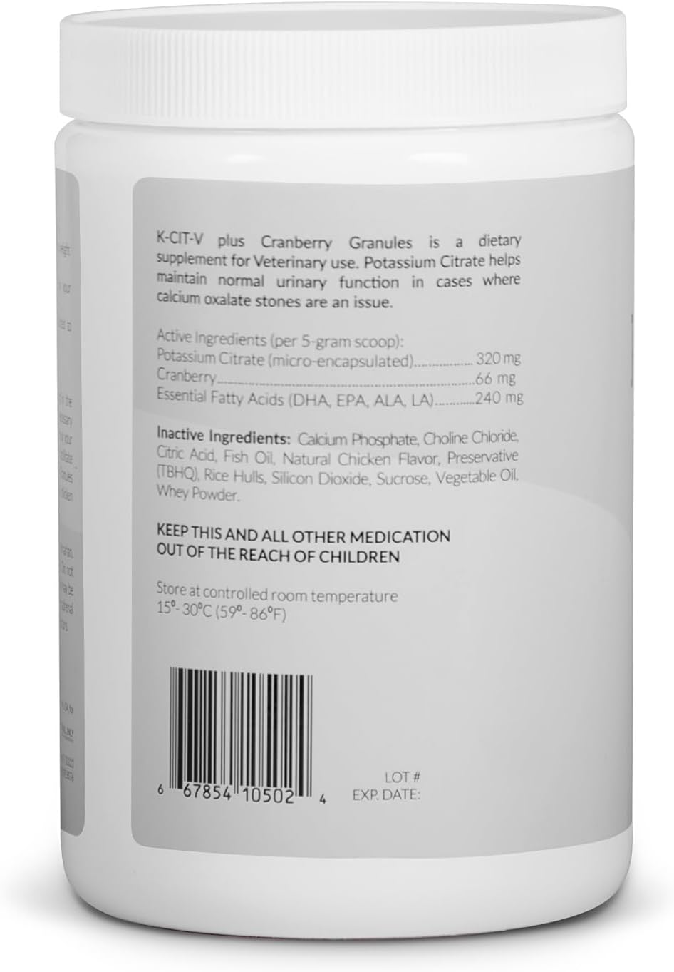 K-CIT-V Plus Cranberry 300 g Granulados para Perros y Gatos