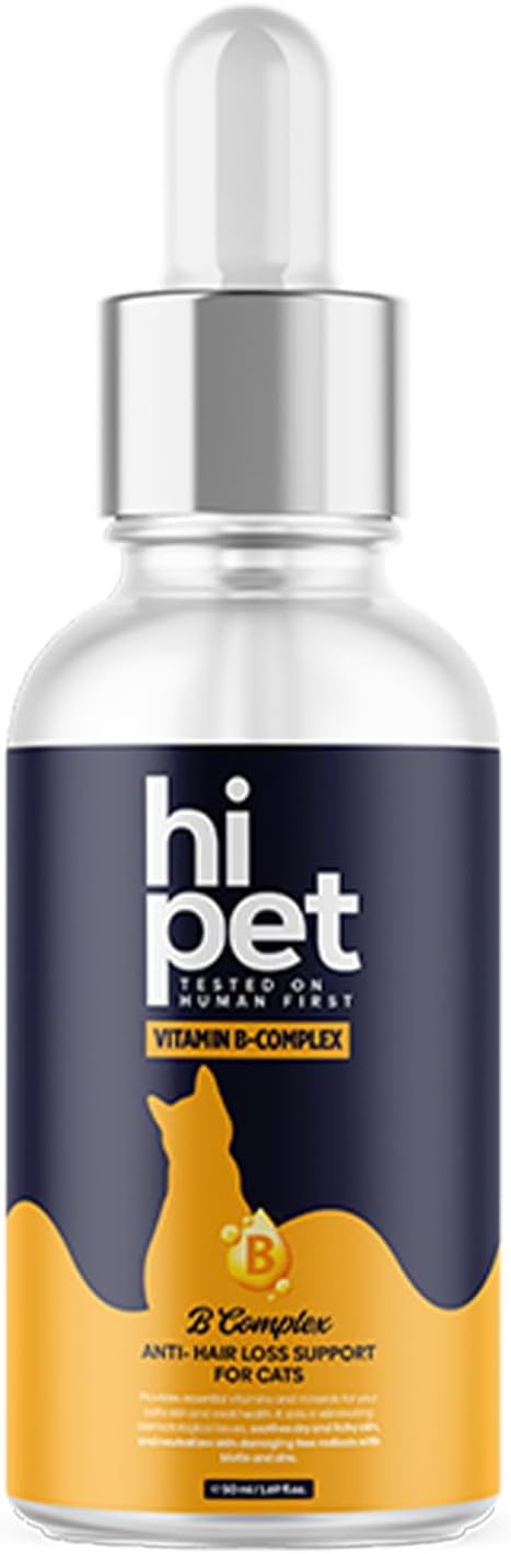 Complejo B para Gatos, Apoya el Metabolismo y Aumenta los Niveles de Energía, 1.7 fl oz (Paquete de 6)