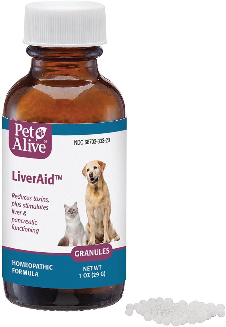 PetAlive LiverAid Granules - Homeopático para Mascotas