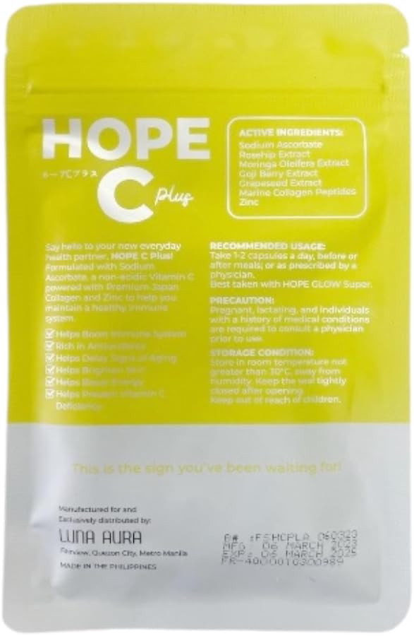 Luna Aura Hope C Plus - 30 Cápsulas