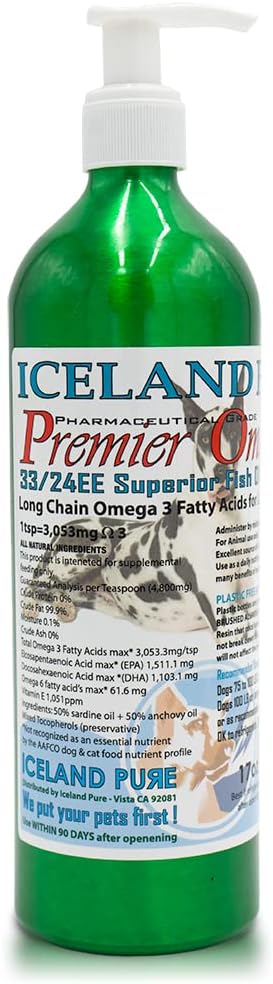 Premier Omega Aceite de Pescado para Perros Grandes - 500 ml