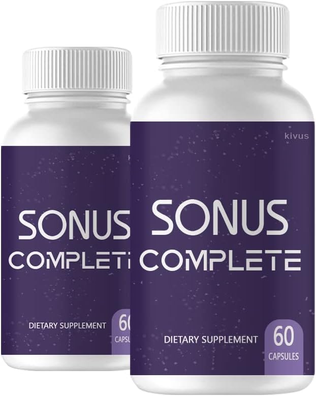 Sonus Complete - Suplemento para apoyo contra el tinnitus (120 cápsulas, pack de 2)