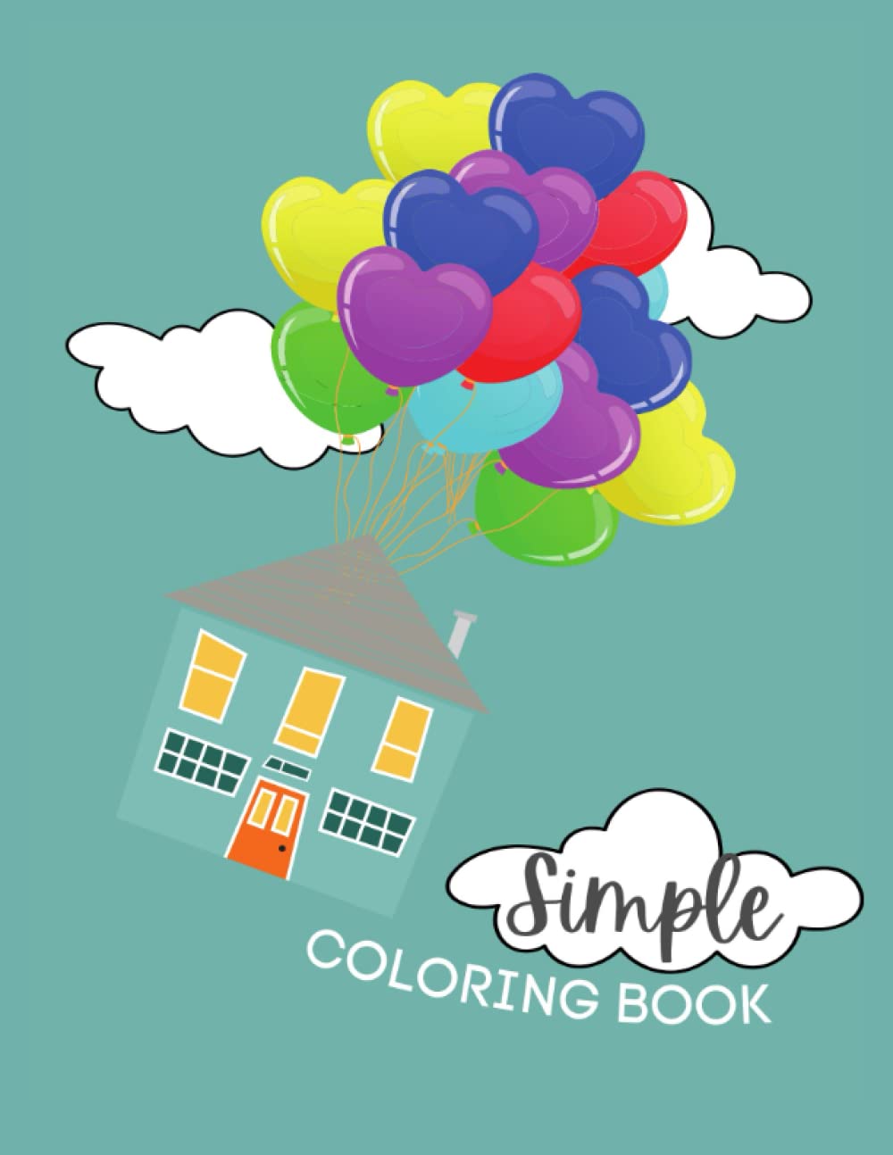 Libro de colorear con letra grande para pacientes con Alzheimer: Ideas de regalo relajantes con imágenes sencillas y fáciles, perfecto para principiantes, mayores y pacientes de Alzheimer
