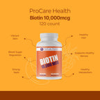 ProCare Health Biotina 10.000 mcg - 120 Cápsulas