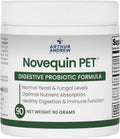 Arthur Andrew Medical Novequin PET - Probióticos digestivos para mascotas (90 g)