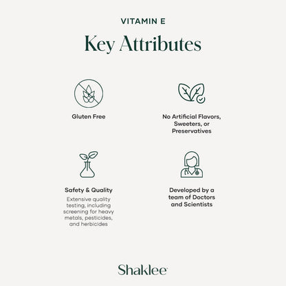 Shaklee Vita-E 400 UI con Selenio y Extracto de Semilla de Uva - 90 Cápsulas Blandas – Image 5