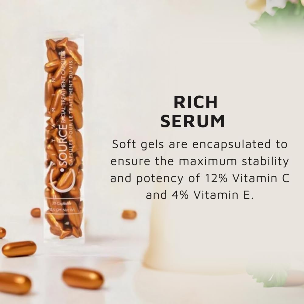 C-Source 12% Vitamina C Sérum Cápsulas Faciales - Adrien Arpel