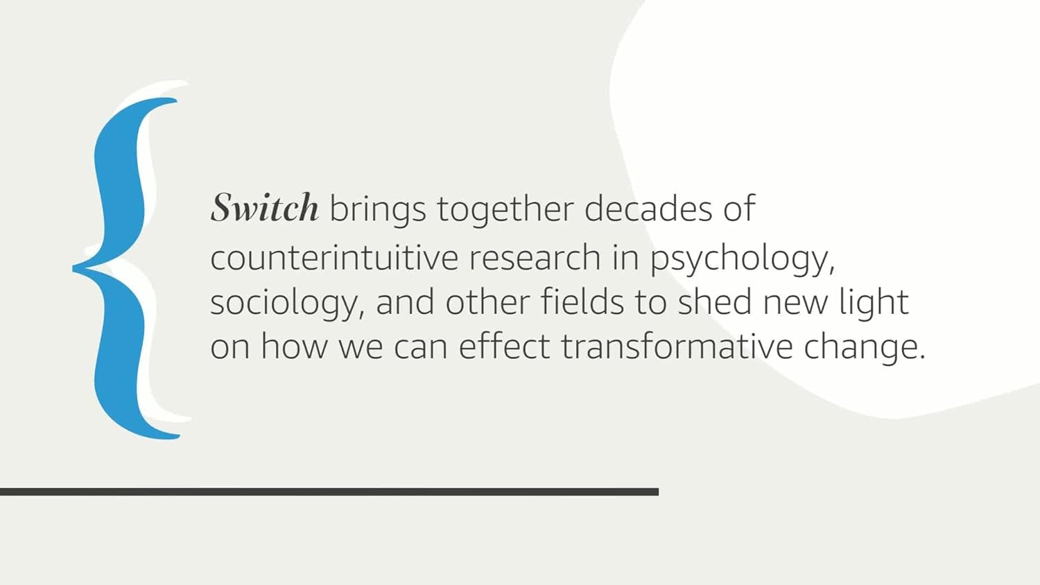 Switch: How to Change Things When Change Is Hard