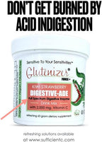 Sufficient-C Lemon Peach Immune-ade & Glutenizer Force Plus Kiwi Strawberry Digestive-ade - Pack Ahorro