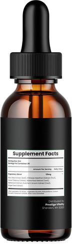 Potent Stream Drops - Suplemento Líquido para la Salud de la Próstata (Pack de 3 - 3 Meses de Suministro)