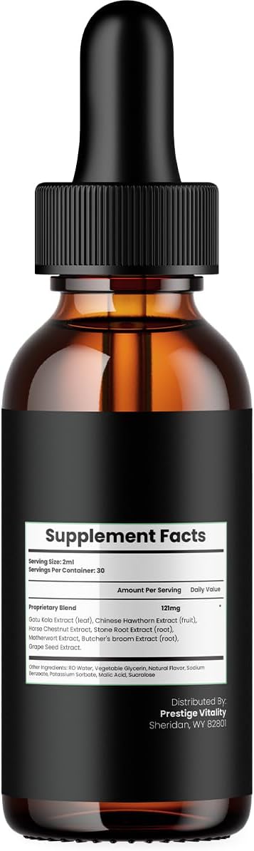 Potent Stream Drops - Suplemento Líquido para la Salud de la Próstata (Pack de 3 - 3 Meses de Suministro)