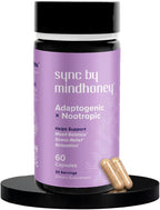 MINDHONEY SYNC – 60 Cápsulas, Suplemento Adaptógeno Completo para Relajación y Equilibrio del Estado de Ánimo