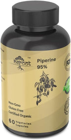 Heroot Piperina 95% (Piper Nigrum) 500 mg, 120 Cápsulas