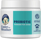 Under The Weather Probiótico en Polvo para Perros - Fórmula Veterinaria - 120 porciones