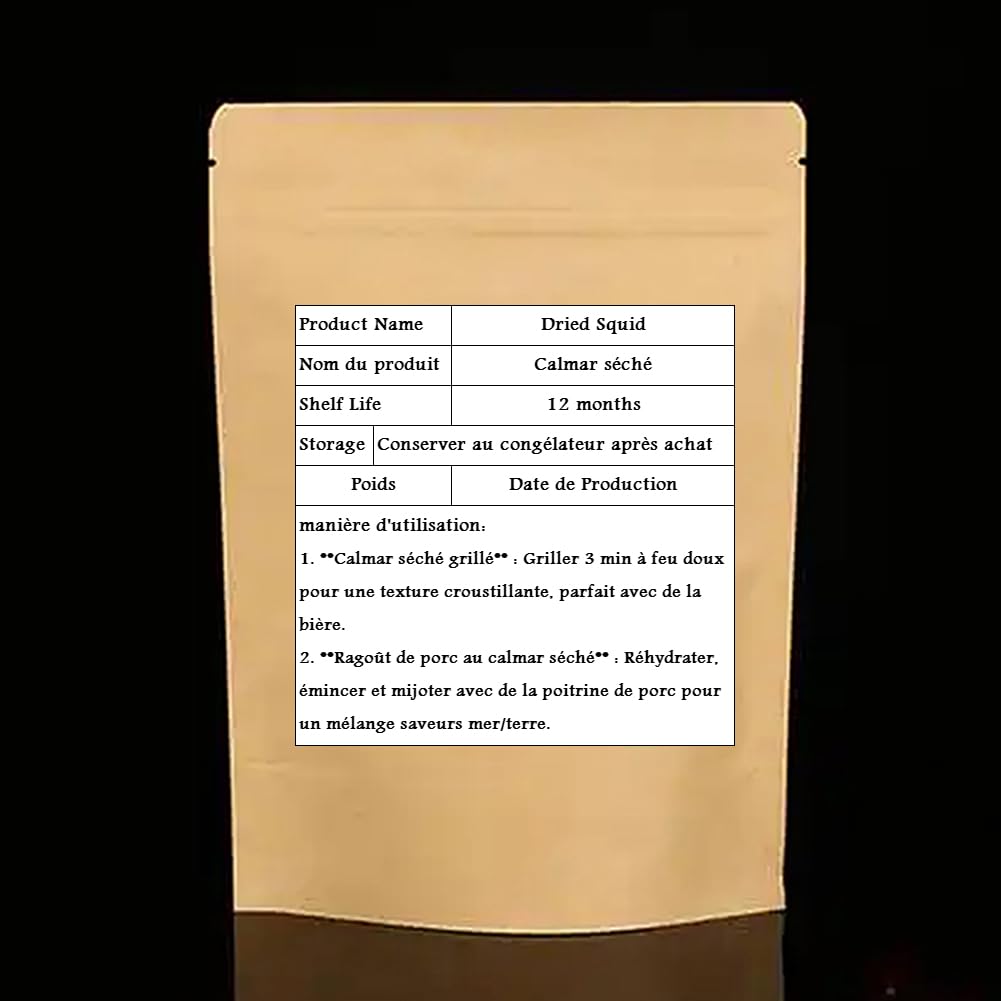 Calamar Seco y Sepia Seca (100g)