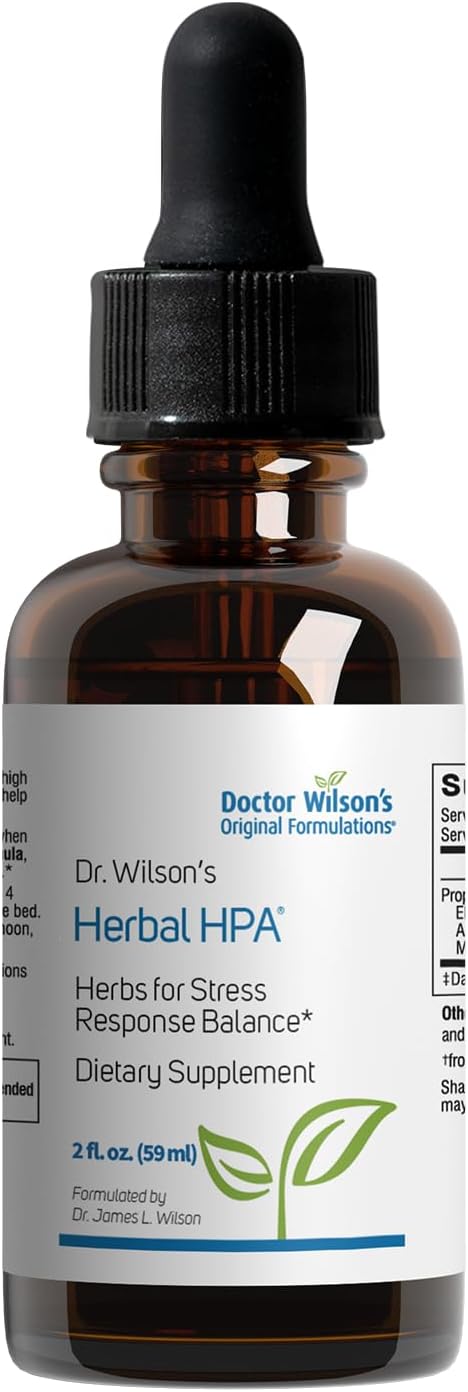 Dr. Wilson's Herbal HPA 30 ml - Hierbas Adaptógenas para Soporte Suprarrenal y Calmante