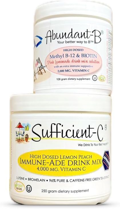Sufficient-C Immune-ade y Abundant-B Mezcla para Bebida 250g - Pink Lemonade