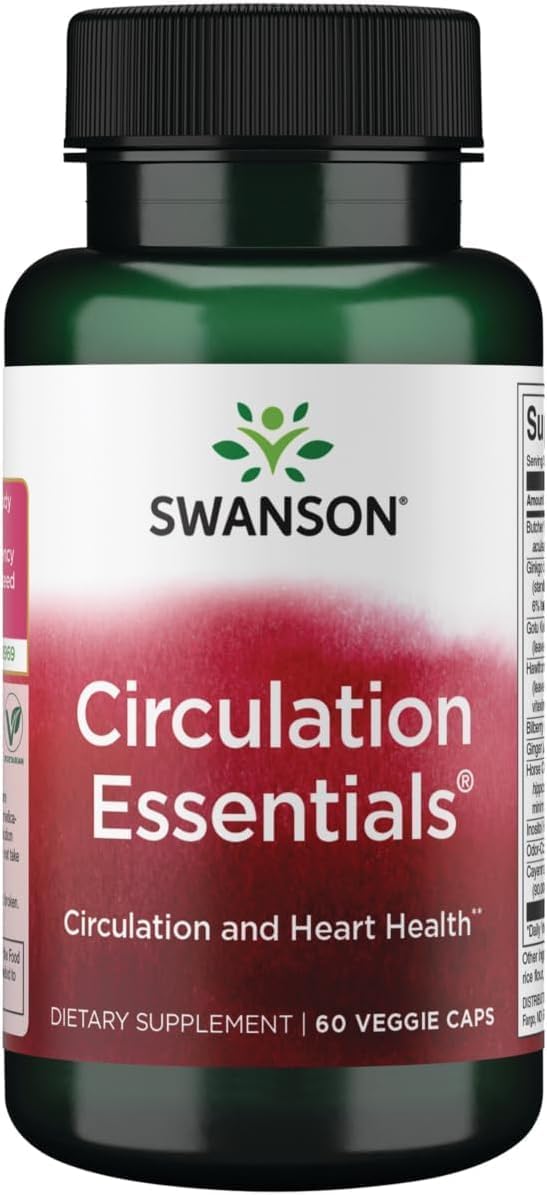 Swanson Circulation Essentials, 60 Cápsulas Veganas