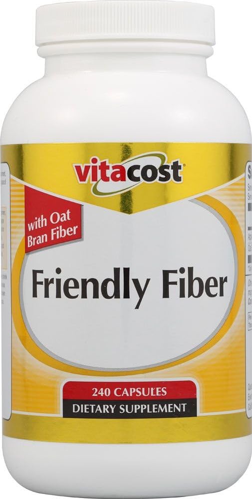 Vitacost Friendly Fiber - 240 Cápsulas