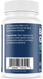 Better Way Health Advanced Immune Readiness – Beta Glucano 1,3/1,6 con Vitamina C, Selenio y Resveratrol – 60 Cápsulas