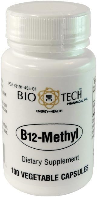 Bio-Tech B12-Methyl 1000 mcg 100 Cápsulas