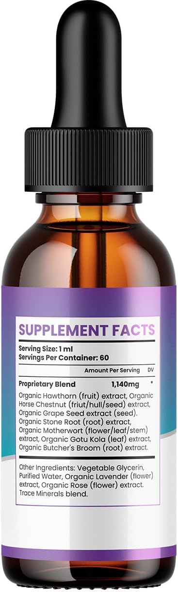 Gut Drops Healthy Formula – Suplemento Líquido Natural, Extra Fuerte, 1 Pack (1 Mes)