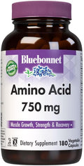 Bluebonnet Aminoácidos 750 mg - 180 Cápsulas Vegetarianas