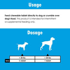 Vita-Tabs - Vitaminas y Minerales Esenciales para Perros - 250 Comprimidos Masticables Sabor Hígado