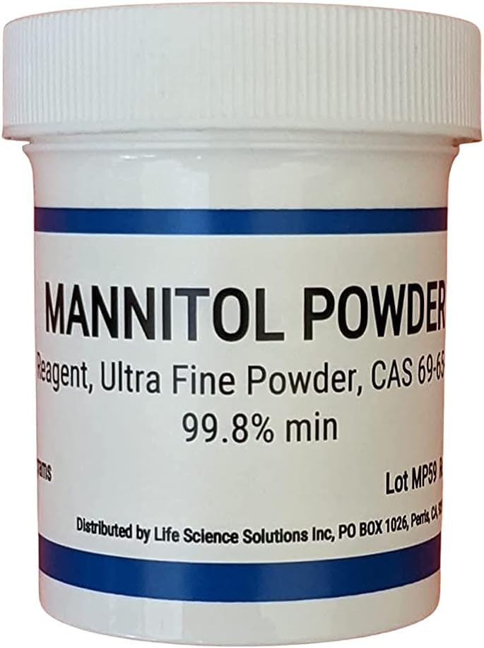 D-Mannitol Powder, 99%+, 50g - Life Science Solutions