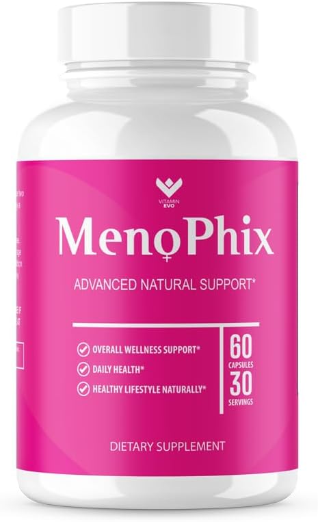 Vitamin Evo MenoPhix Cápsulas de Apoyo Natural para la Menopausia