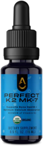 ACTIVATION Perfect K2 MK-7 - Suplemento Líquido de Vitamina K2, 15 ml