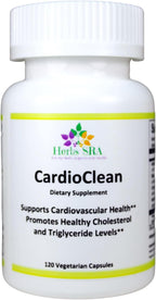 CARDIOCLEAN Apoyo al Colesterol y la Circulación – Suplemento para la Salud Cardiovascular – 120 Cápsulas Vegetales