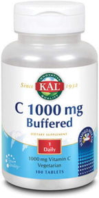 Kal C-rex 100 mg Comprimidos de Vitamina C con Bioflavonoides, Sabor Naranja, 100 Unidades